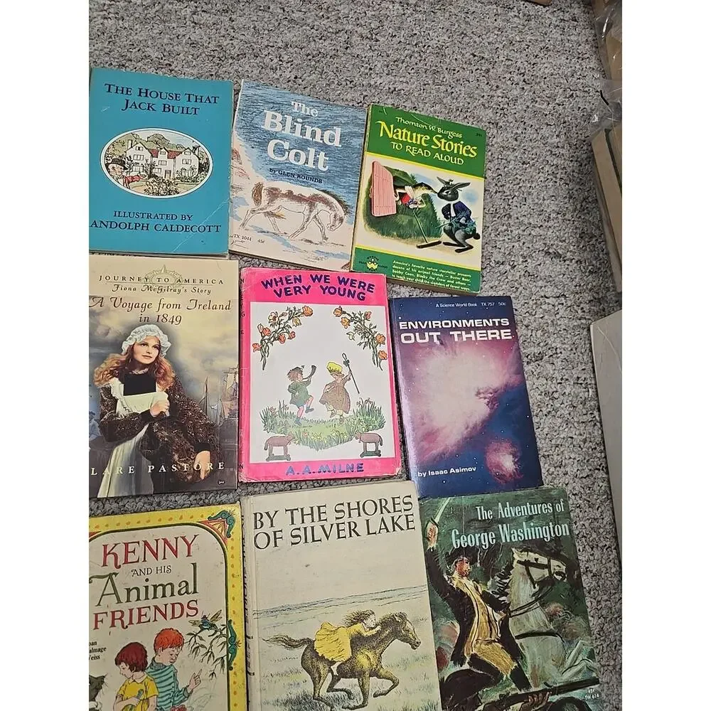 Lot‎ of 16 Vintage Mixed Authors Paperback & Hardcover Children's Story Books